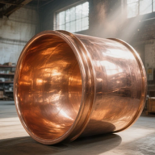 纯铜在真空炉内胆的氢退火热处理对表面光亮性的提升